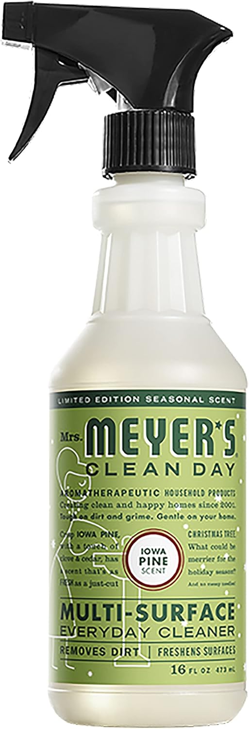 Mrs. MEYER'S Kitchen Set, Dish Soap, Hand Soap, and Multi-Surface Cleaner, 3 CT (Iowa Pine)