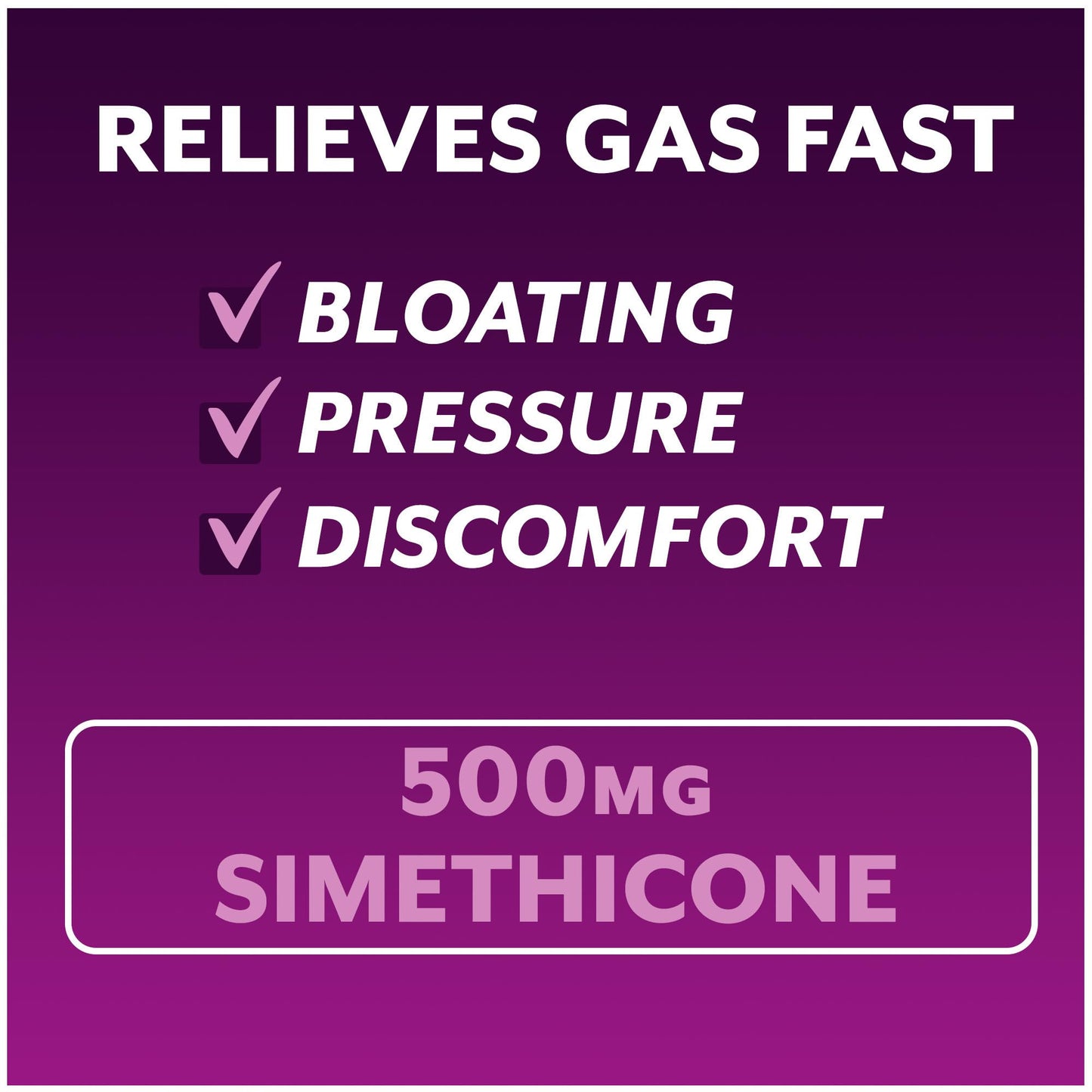 Phazyme Ultimate Strength Anti-Gas 500 mg Simethicone Gas Relief for Adults, Fast Gels Quickly Ease Bloating, Pressure and Discomfort, 20 Count (Pack of 3)