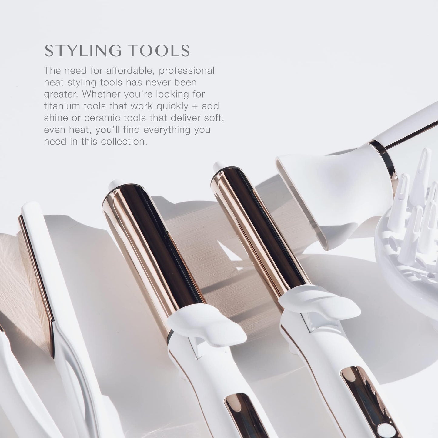 Kristin Ess Hair 2 Inch Titanium Curling Iron for Big Blowout Waves + Volume-2 Salon Professional Wide + Large Barrel Curling