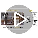 FanttikOutdoor Folding Table , One-Handed Height Adjustment, 3 Heights, Multi-Functional Small Folding Table 28 inch, TV T...