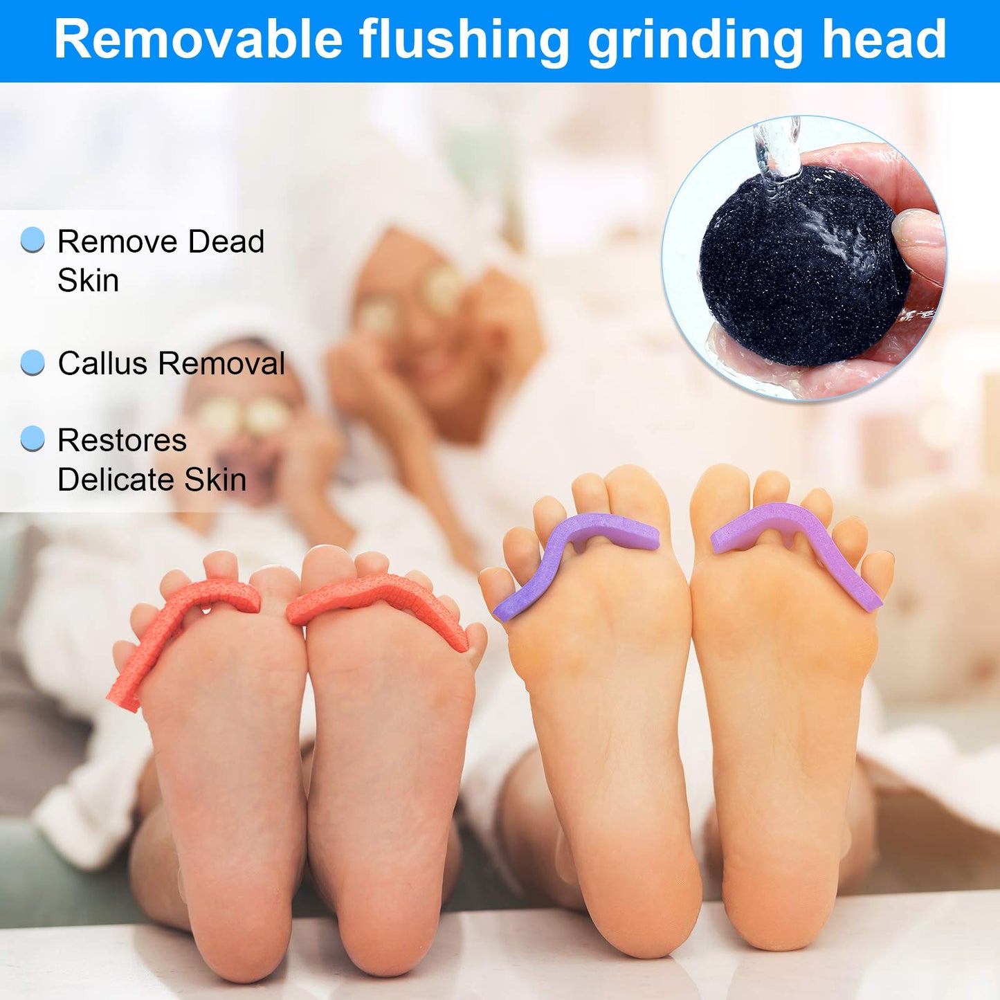 20 Pieces Regular Coarse Replacement Pads for Portable Electric Foot Grinder Foot File Refills Vacuum Adsorption Electric Callus