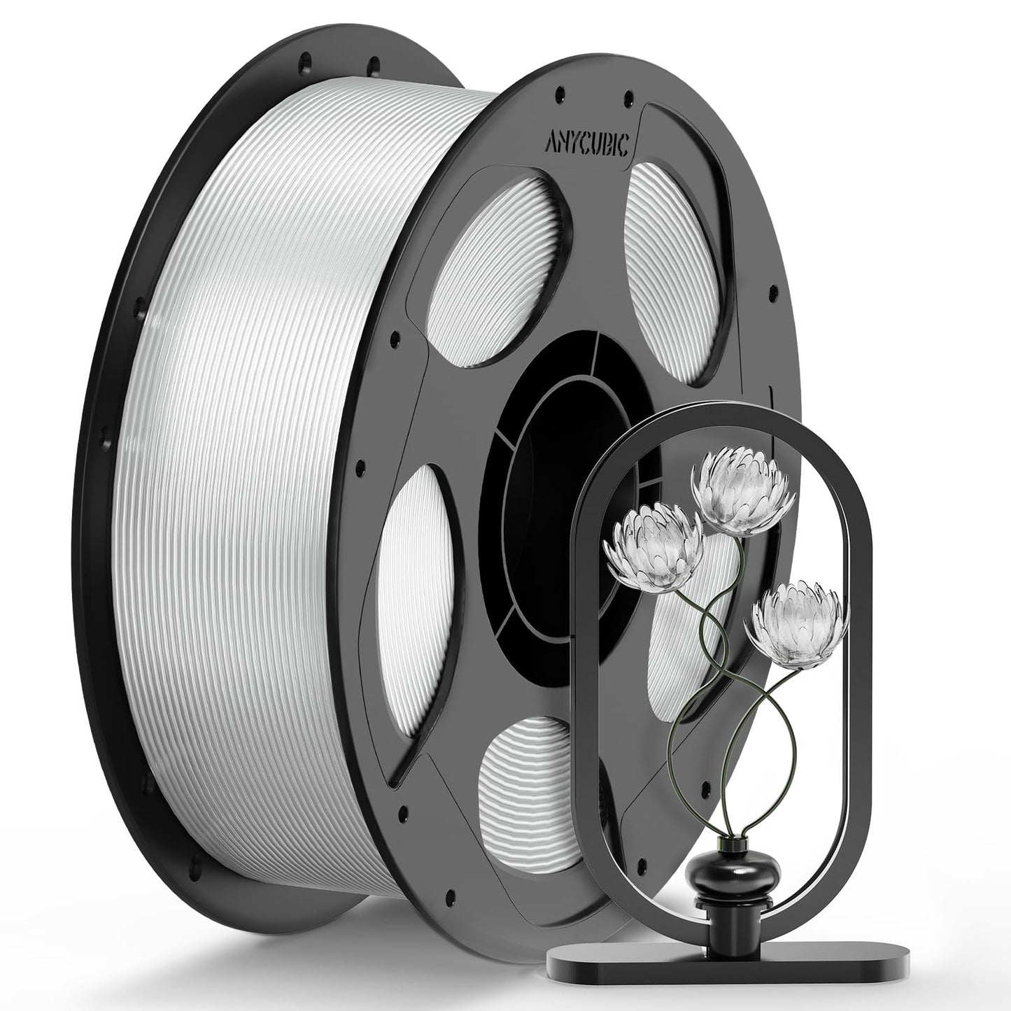 ANYCUBIC PETG Filament 1.75mm, 3D Printer Filament, Translucent and Vibrant, Dimensional Accuracy +/- 0.02mm, Print with Most FD