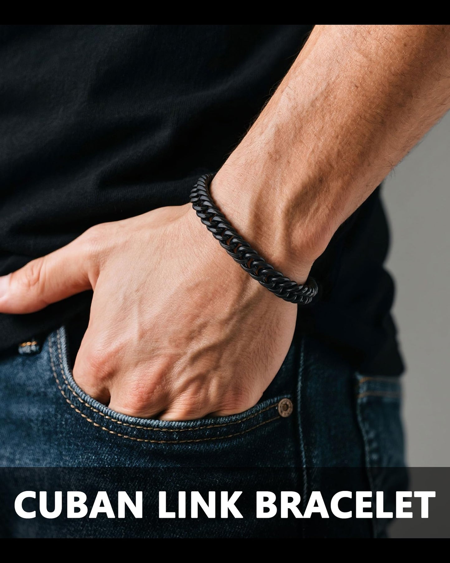 UNGENT THEM Promise Bracelet Gifts for Him Boyfriend Birthday Anniversary Men I Love You Cute Sweetest Valentines Christmas Romantic Gifts for BF Husband Ideas