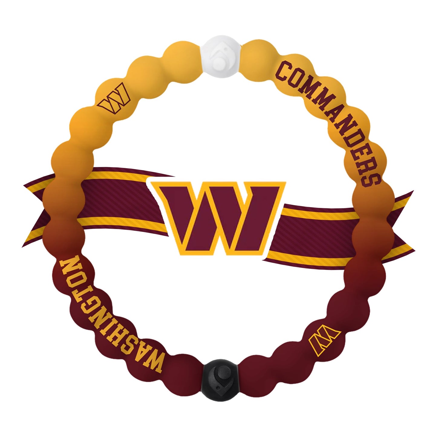 Lokai Collegiate Silicone Beaded Bracelet for Women & Men (LSU Home Field, Small) - Stylish & Colorful Bead Bracelet Fashion Jew
