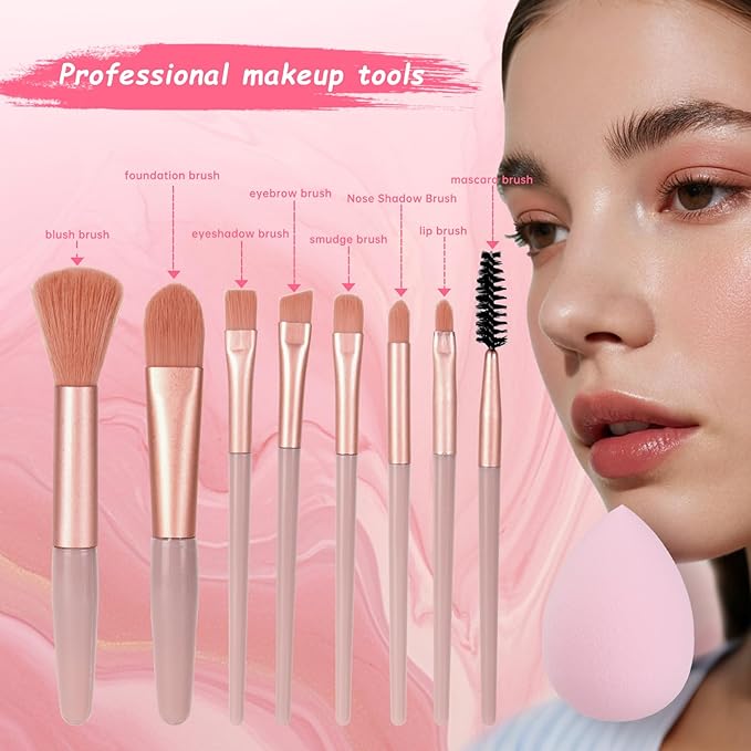 Makeup Sets For Women Full Kit Makeup Kit For Girls Teens Gift All in One Compact Pink Makeup Set
