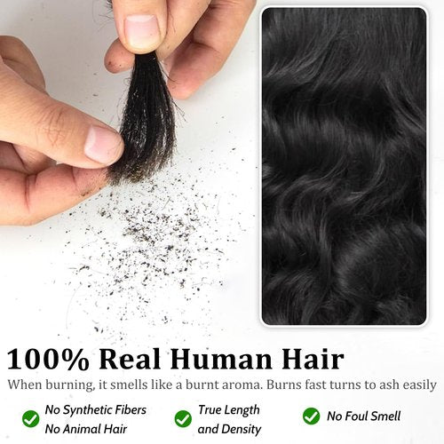 Msviki Bob Wig Human Hair 12inch Straight Bob Wig 100% Brazilian Human Hair,13x4 HD Bob Lace Front Wigs Human Hair Natural Black Bob Wigs Human Hair Pre Cut 12A Double Drawn Bob Wig 220 Density