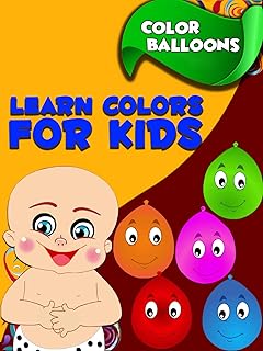 Learn colors for kids - Color Balloons