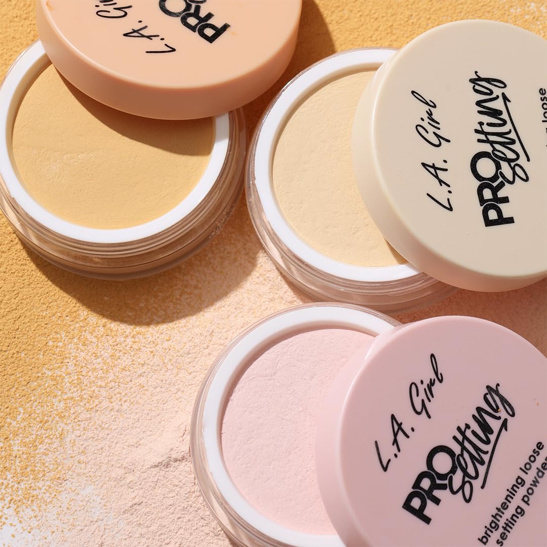 L.A. Girl Pro Setting Brightening Loose Setting Powder, Translucent GLP735