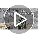 Artpuch 10' x 10' Sun Shade Sails Square Canopy, Sand UV Block Cover for Outdoor Patio Garden Yard