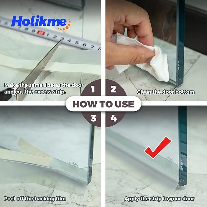 Holikme Weather Stripping 1 inch Width 33 Feet Length