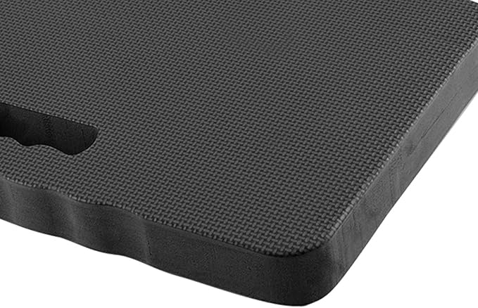 equlup Extra Thick Kneeling Pad, Soft Foam Knee Cushioning Large Foam Kneeler Mat for Knee, 17.7 x 11 x 1.5 in Gardening Auto Repair Knee Cushioning, Black