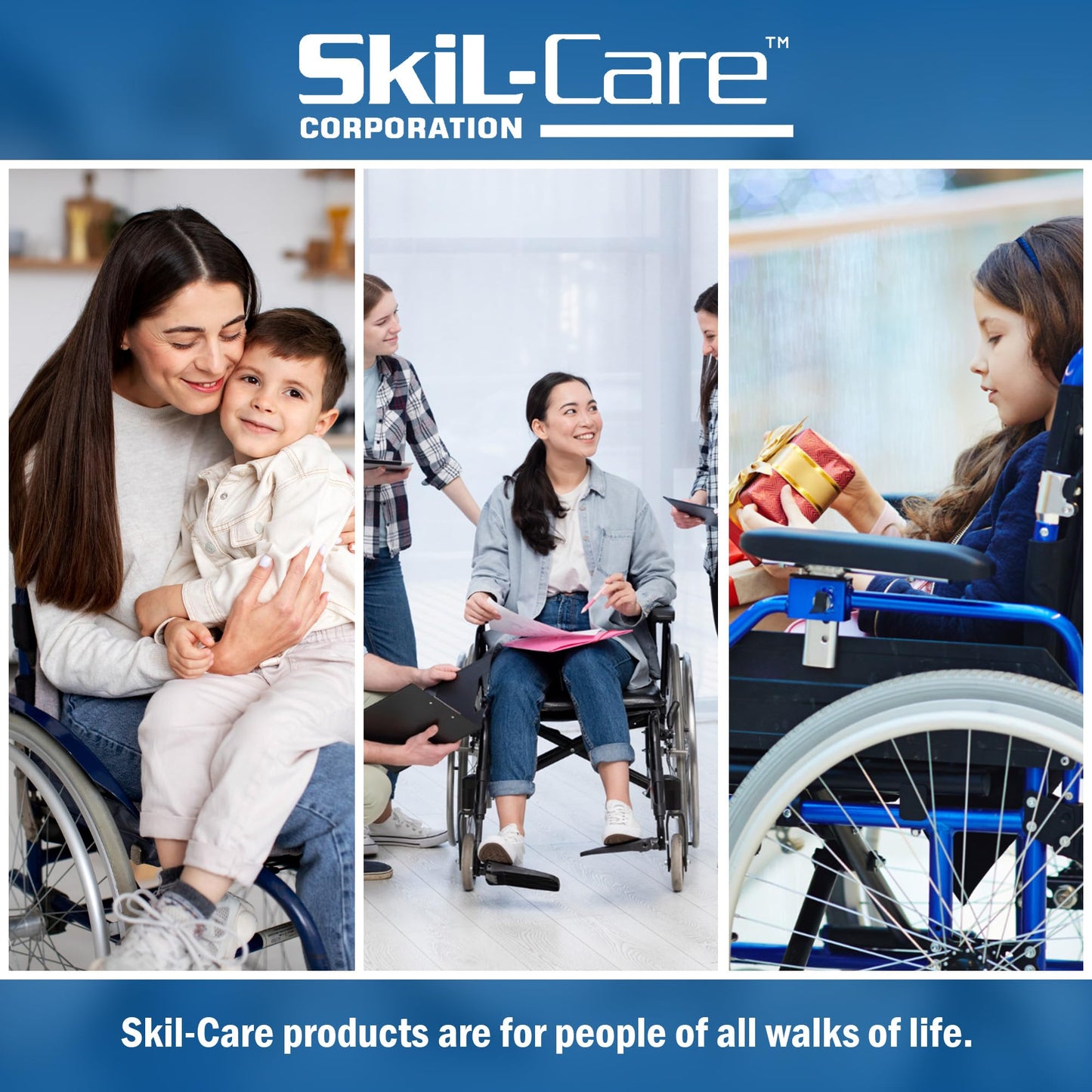 Skil-Care Ultra-Soft Bolster, 8 Diameter, 24 Long - Additional Comfort for Wheelchair or Geri-Chair Patients, Wheelchair C