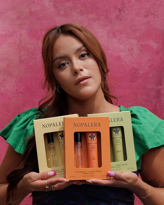 Nopalera Hand Cream + Travel Fragrance Gift Set (Bosque Místico)
