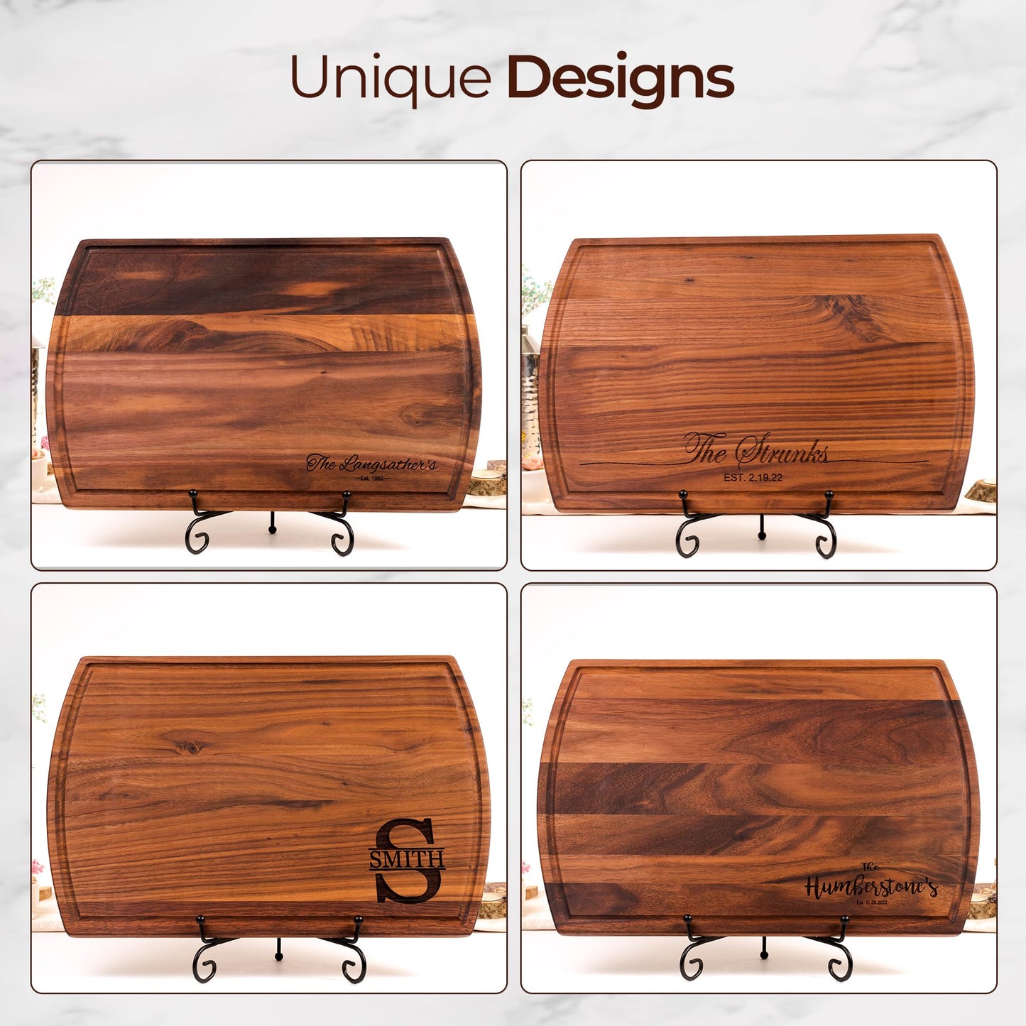 Personalized Charcuterie Board, Custom Cutting Board - Perfect Wedding gift, Anniversary, Bridal Shower, Birthday, Christmas, Engagement, Mother's Day, Father's Day, Cool Closing Present, Corporate