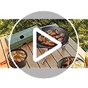 Hisencn Portable Camping Stove with Storage Bag | 8871 BTU/2600W High-Power Outdoor Gas Stove for Hiking, Picnic, RV Trips...
