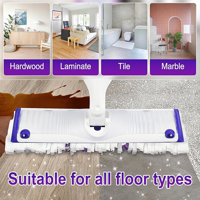 36 Count Power Mop Pads Refills for Swiffer Power Mop Pads,Compatible with Swiffer Power Mop Refills Replacement Disposable Power Mopping Pads Refills for Multi-Surface Floor Cleaning