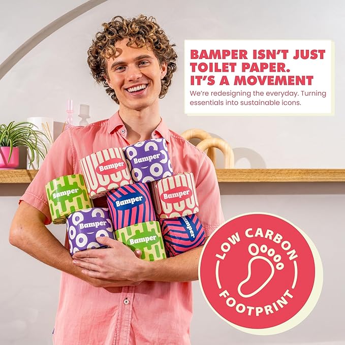 Bamboo Toilet Paper, 3-Ply & 380 Sheets, Soft & Strong Organic Bath Tissue, Chemical-Free & Hypoallergenic, Septic Safe, PFAS-Free, Tree-Free Bathroom Tissue (24 Extra-Large Rolls)