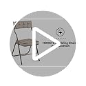 HOMEFUN Padded Folding Chairs 4 Pack - Foldable Dining Chair with Cushion, Portable and Assembled Extra Seat for Guests Ki...