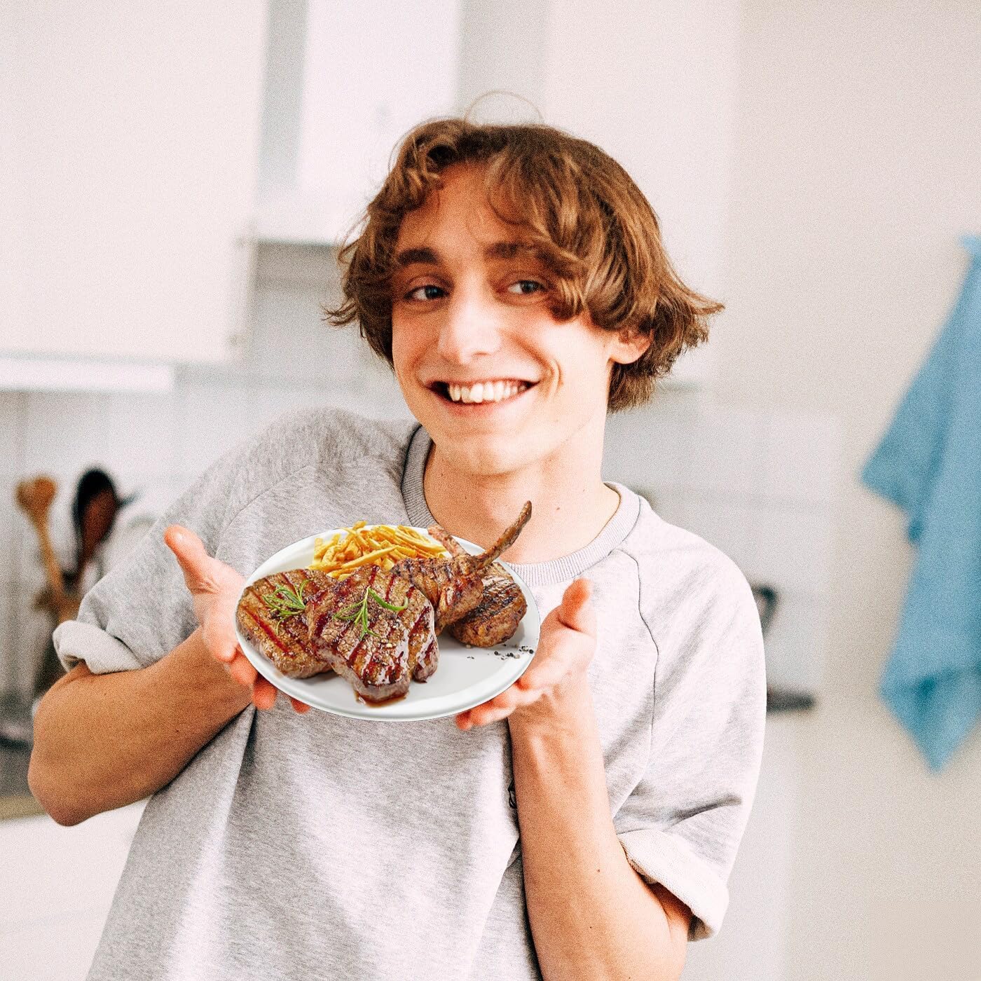 White Paper Plates 7 Inch (Round,150 Count) Heavy Duty Disposable Dinner Plates Bulk, Small Compostable Dessert Dishes for Party, BBQ and Gathering, Microwave-Safe/Sturdy/Leak Resistant