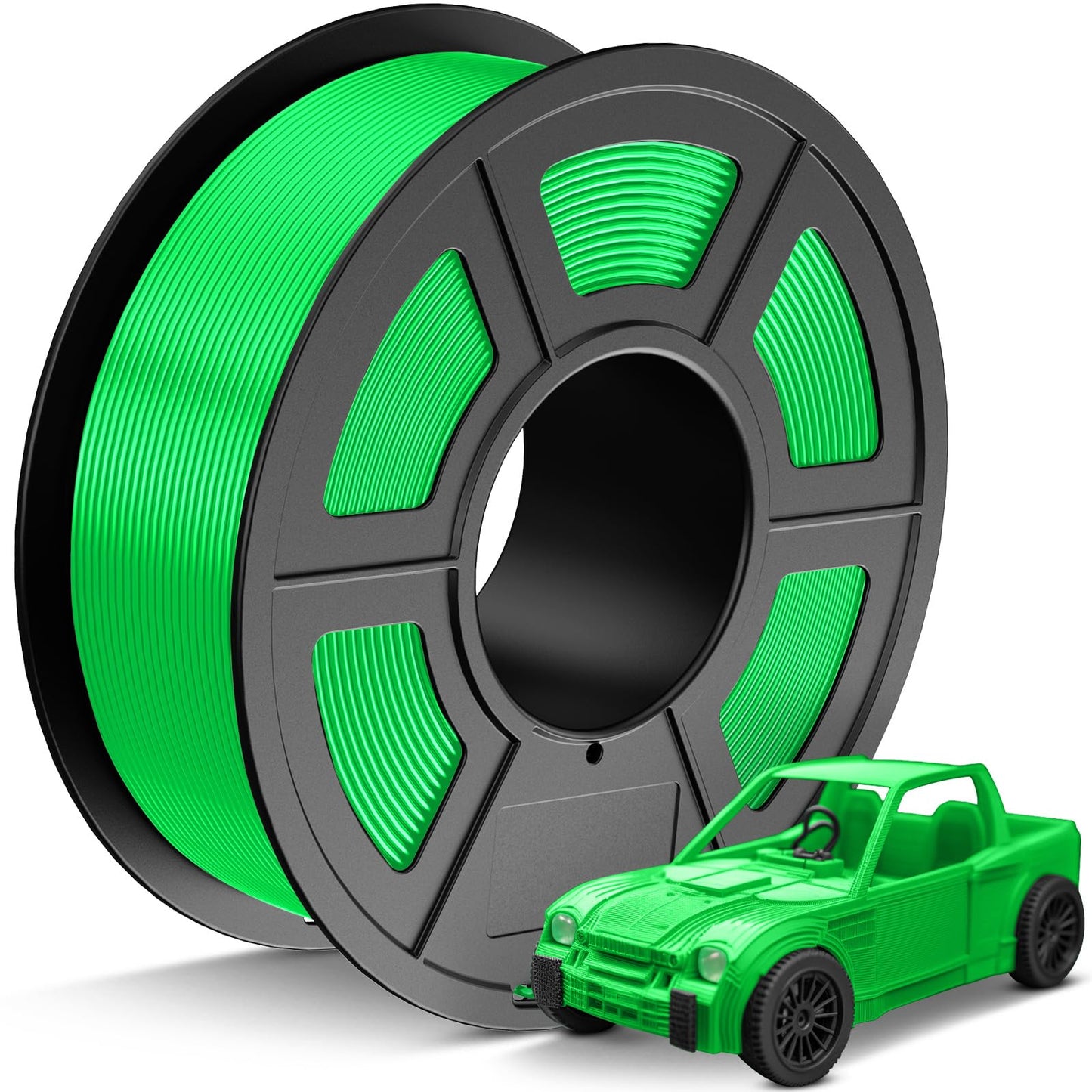 JAYO PETG Filament 1.75mm Green 1.1 KG, Strong Toughness PETG 3D Printer Filament Dimensional Accuracy +/- 0.02 mm, 2.4lbs Spool
