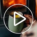 Ideus 16 oz (470 ml) Insulated Coffee Mug with Handle and Lid, Double Wall Stainless Steel Vacuum Thermal Coffee Mug, Trav...