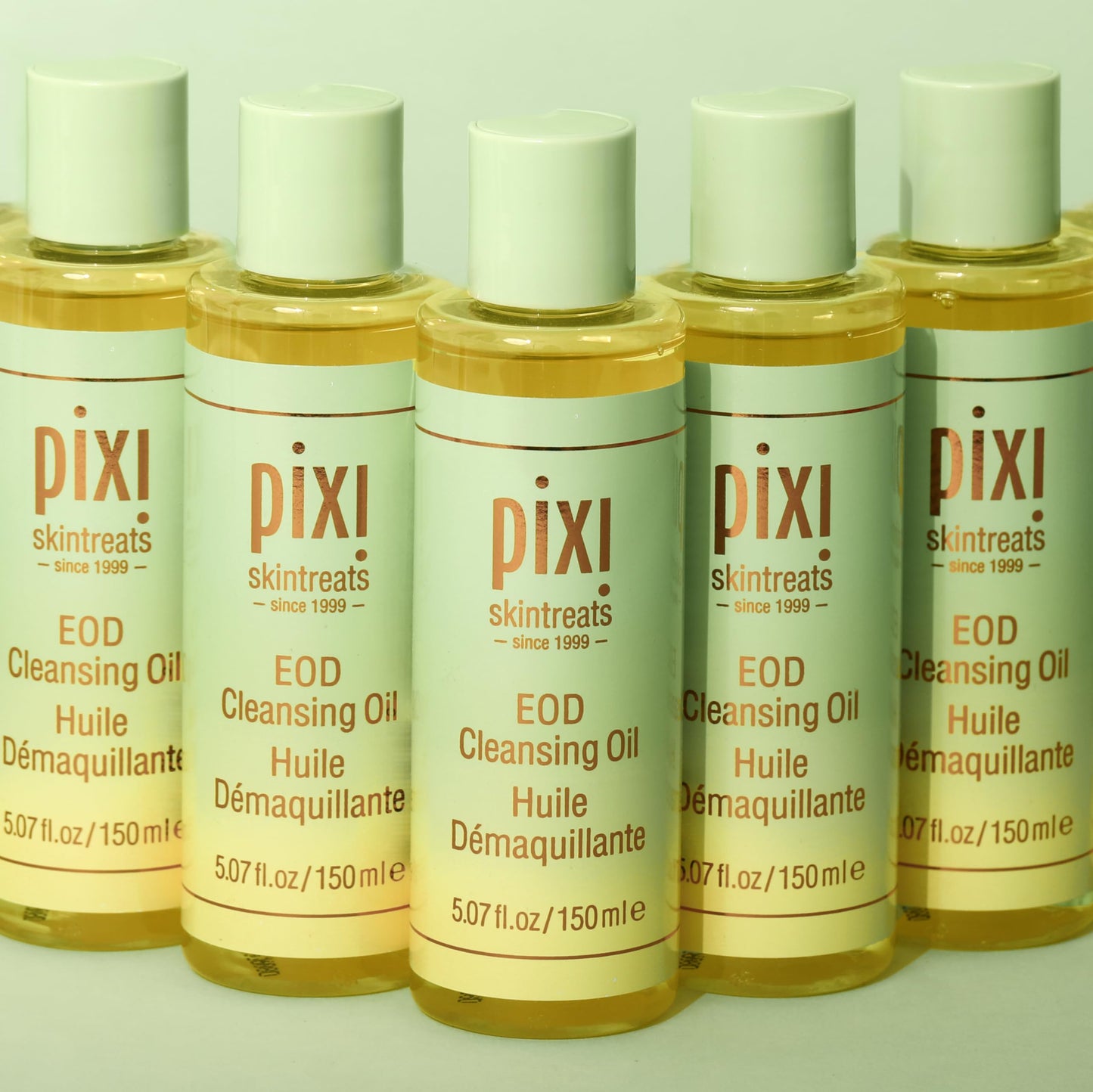 Pixi Beauty EOD Cleansing Oil,Plant-based Makeup & Sunscreen Remover, Argan Oil & Soybean Oil Nourishing and Hydrating 5.07 fl.o