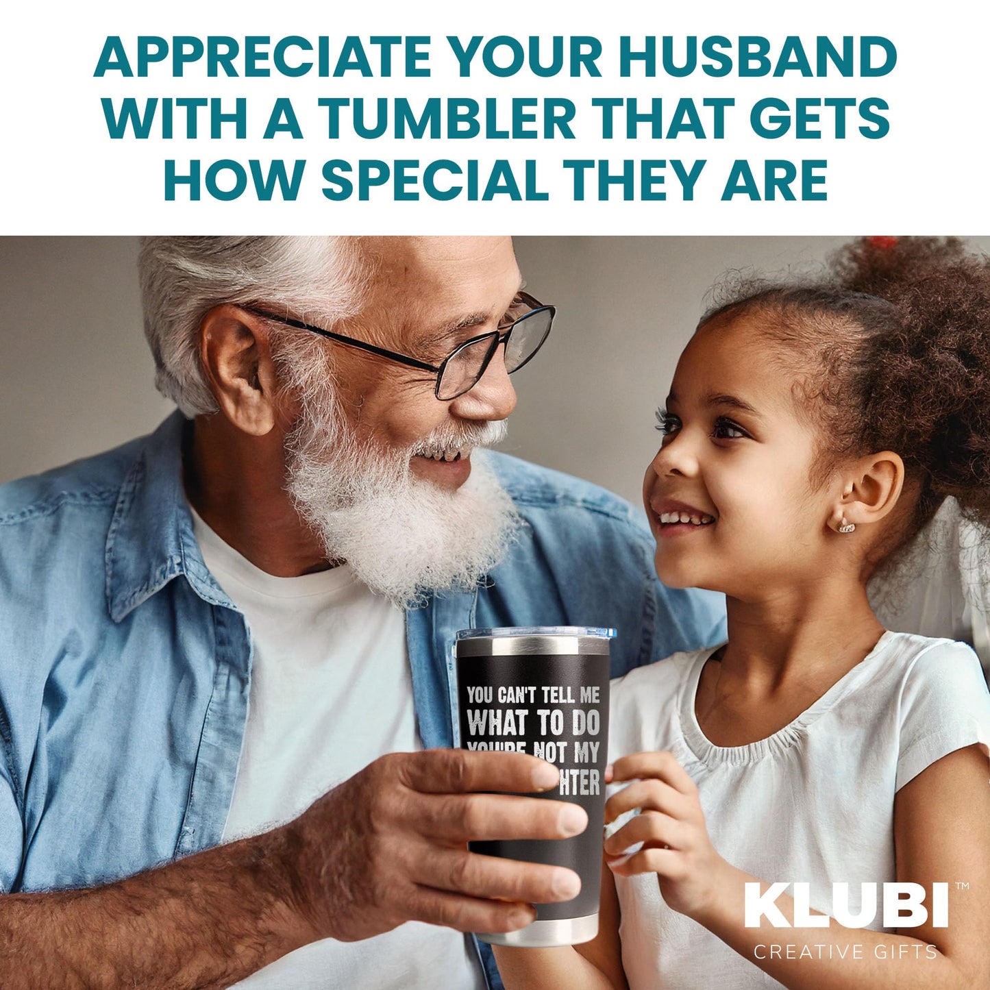 Grandpa Fathers Day Gift from Granddaughter - 20oz Black Tumbler Cool Grandfather Gift Best Presents For Elderly Dad Grandpa Birthday Gifts for Grandfather Birthday Funny Granddad Mug Papa Tumbler