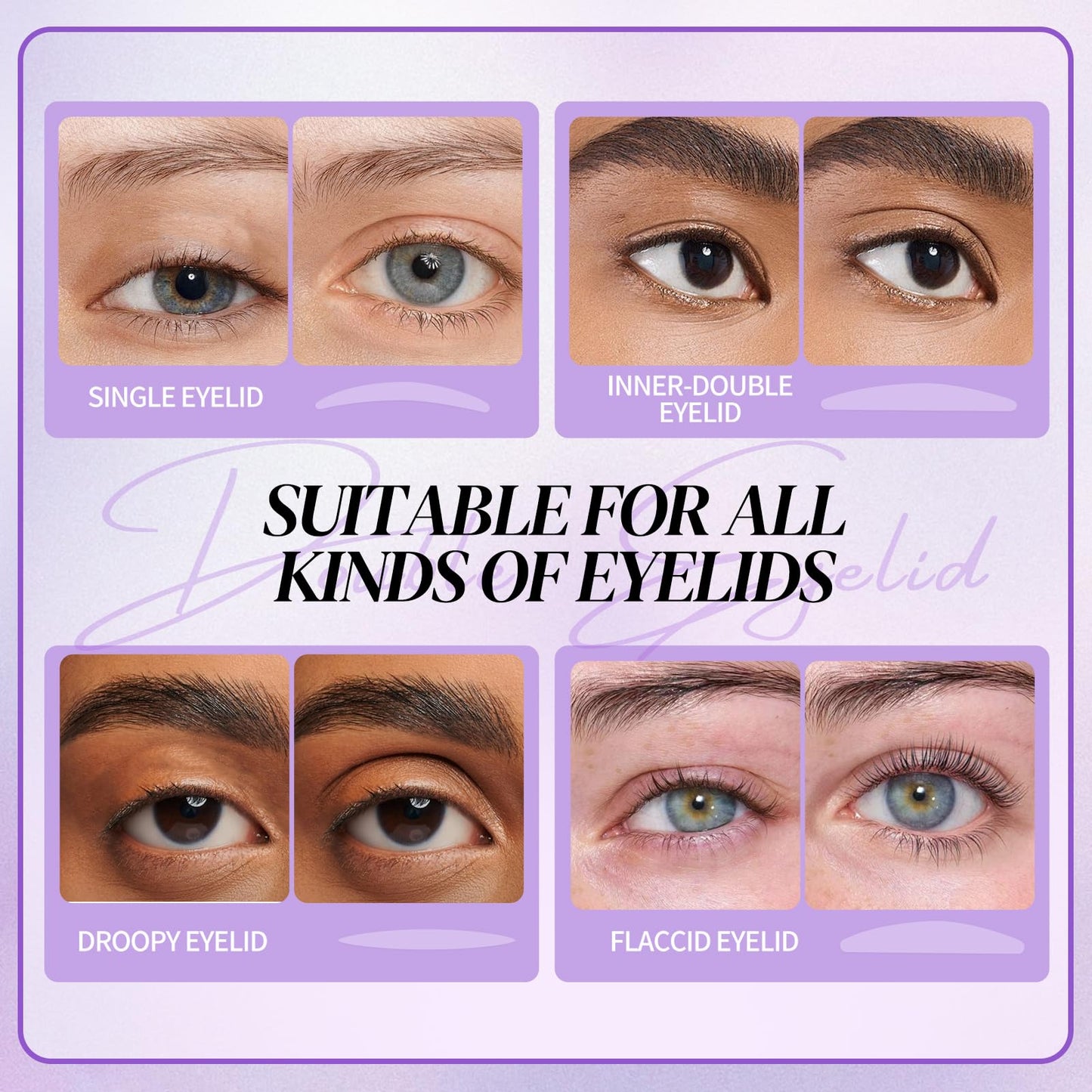 Eyelid Tape 1000 Pcs Eyelid Lifter Strips Double Eyelid Tape Invisible Slim Single-Sided Eyelid Tapes Stickers Instant Eyelid Li