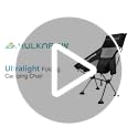 HULKNPEW Ultralight Camping Chair, Folding Chairs with Pillow - Compact Portable Lawn Chairs for Camp, Hiking, Travel, Pic...