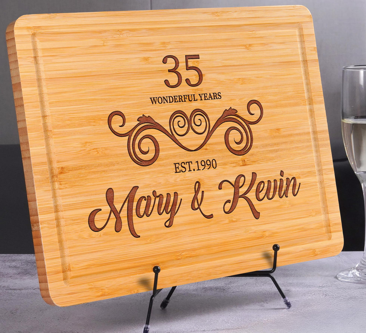 Wedding Gift for Couple 2025, Custom Cutting Boards, Couples Birthday Gifts, Romantic Valentines Gift For Wife, Anniversary, Bridal Shower, Housewarming, New Home and Engagement