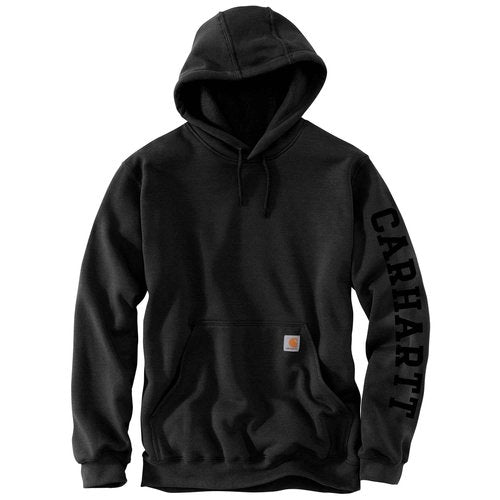 Carhartt Men's Rain Defender® Loose Fit Midweight 1889 Graphic Sweatshirt, Black, Large