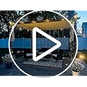 BOJAVOM Pergola Shade Cover for 10' X 13' Deck Porch Outdoor Retractable Durable Yarn-Dyed Fabric Canopy Replacement Cover...