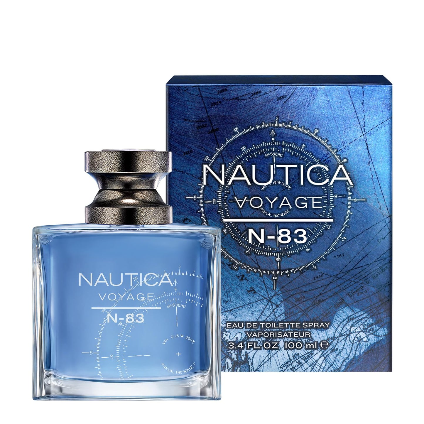 Nautica Voyage N83 Eau De Toilette Spray for Men, 3.4 Ounce