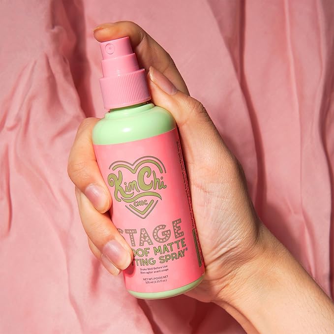 KimChiChic Beauty Stage Proof Matte Setting Spray, Makeup Finishing Mist and Fixative for All Skin Types, 3.55 fl oz