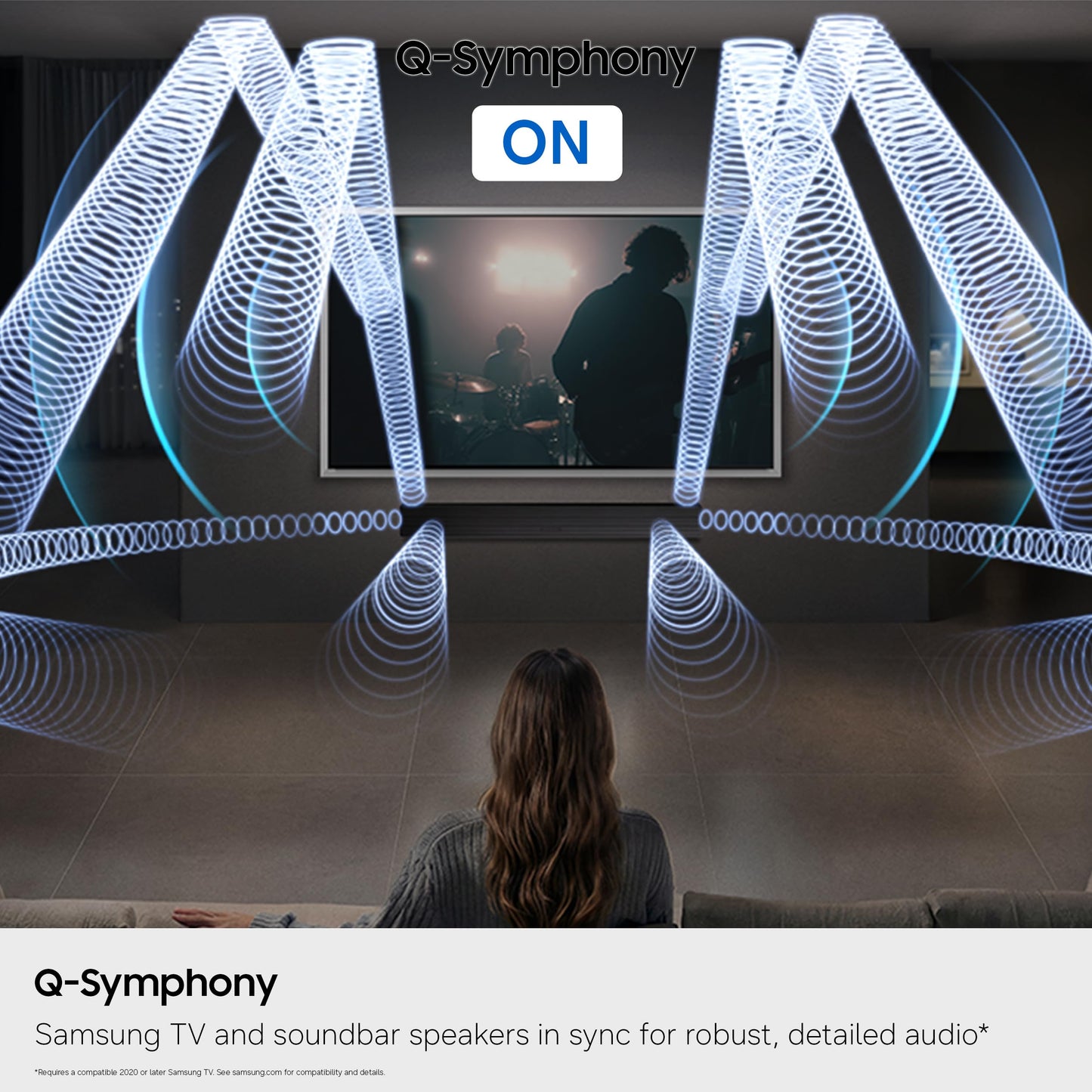 Samsung Q-Series Soundbar HW-QS90H 7.1.2ch All-in-One Soundbar w/Built-in Woofers, Wireless Dolby Atmos, Q-Symphony, Convertible Fit, SpaceFit Sound Pro, Game Mode Pro, Alexa Built-in (2026 Model)