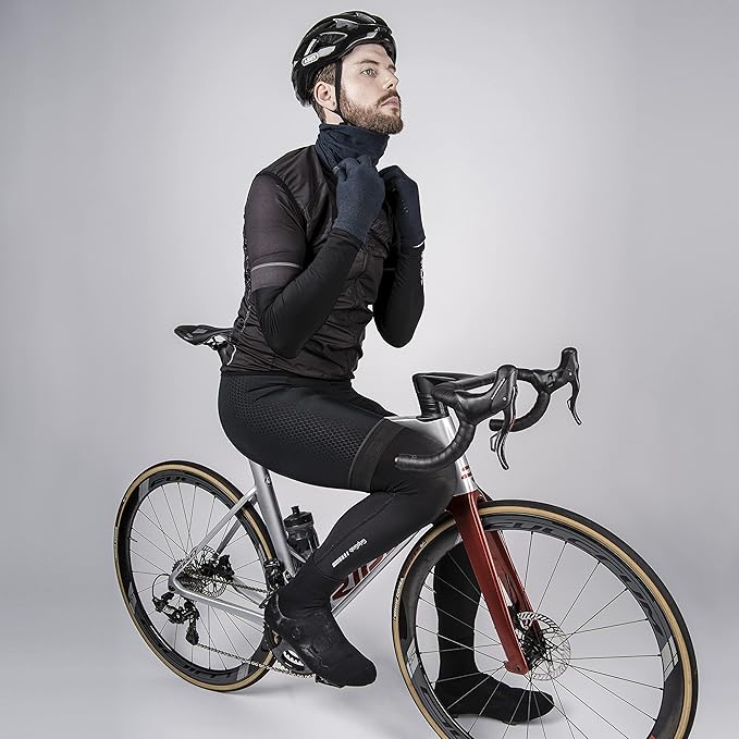 GripGrab Primavera 2 Merino Wool Spring Autumn Cycling Gloves Knitted Touchscreen Full Finger Anti Slip Bicycle Liners