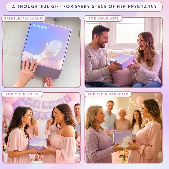3rd Trimester Mom-to-Be Essentials Box - Gift for Expecting Moms - Care Package with Essential New Mommy Items & Pregnancy Must-Haves T3