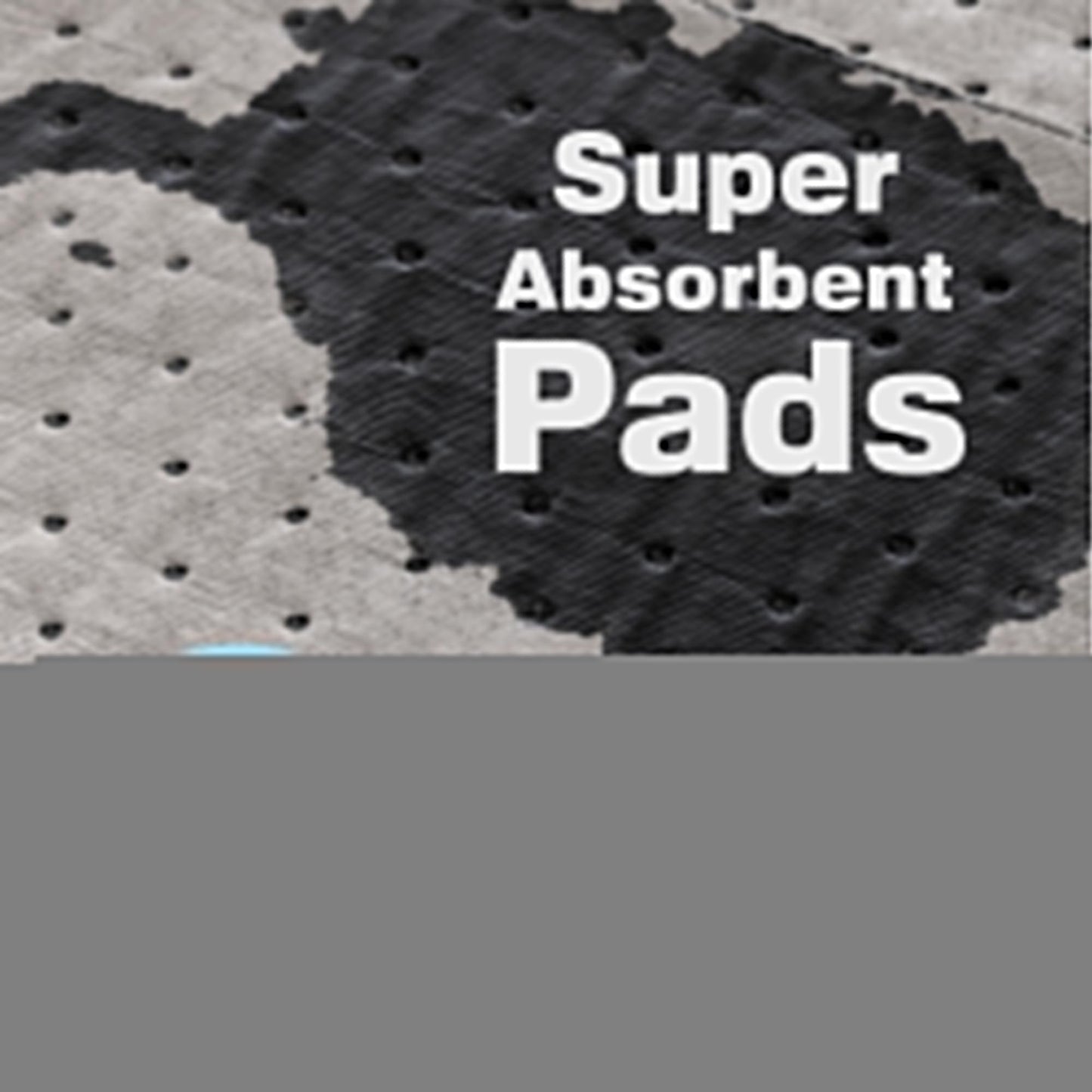 Raxwell Oil Absorbent Pads 200 Pack – 16” x 18” Heavy-Duty Spill Pads, 8-Layer Polypropylene, Dimpled & Perforated Universal Absorbent Sheets - Garage Floor Mat for Oil, Coolant, Water & Chemicals