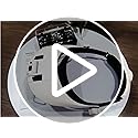 AmsOpto Large Lens Head Magnifier Headband Magnifying Glass with Light Hands free 8 LED Magnifier with White and Yellow Li...