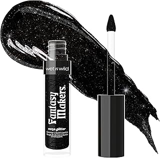 wet n wild Halloween Fantasy Makers Mega Glitter Shimmer Liquid Lipstick,High Pigmented Creamy Texture, Shimmery Blendable...