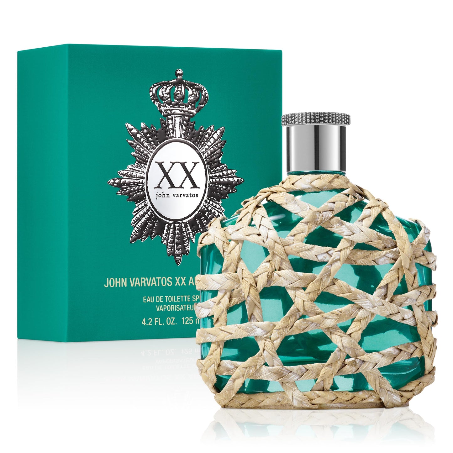John Varvatos Men's Cologne, XX Artisan Teal Eau de Toilette EDT Spray, Aquatic Scent with Notes of Rosemary, Mineral Driftwood and Baie Rose, 4.2 fl. oz