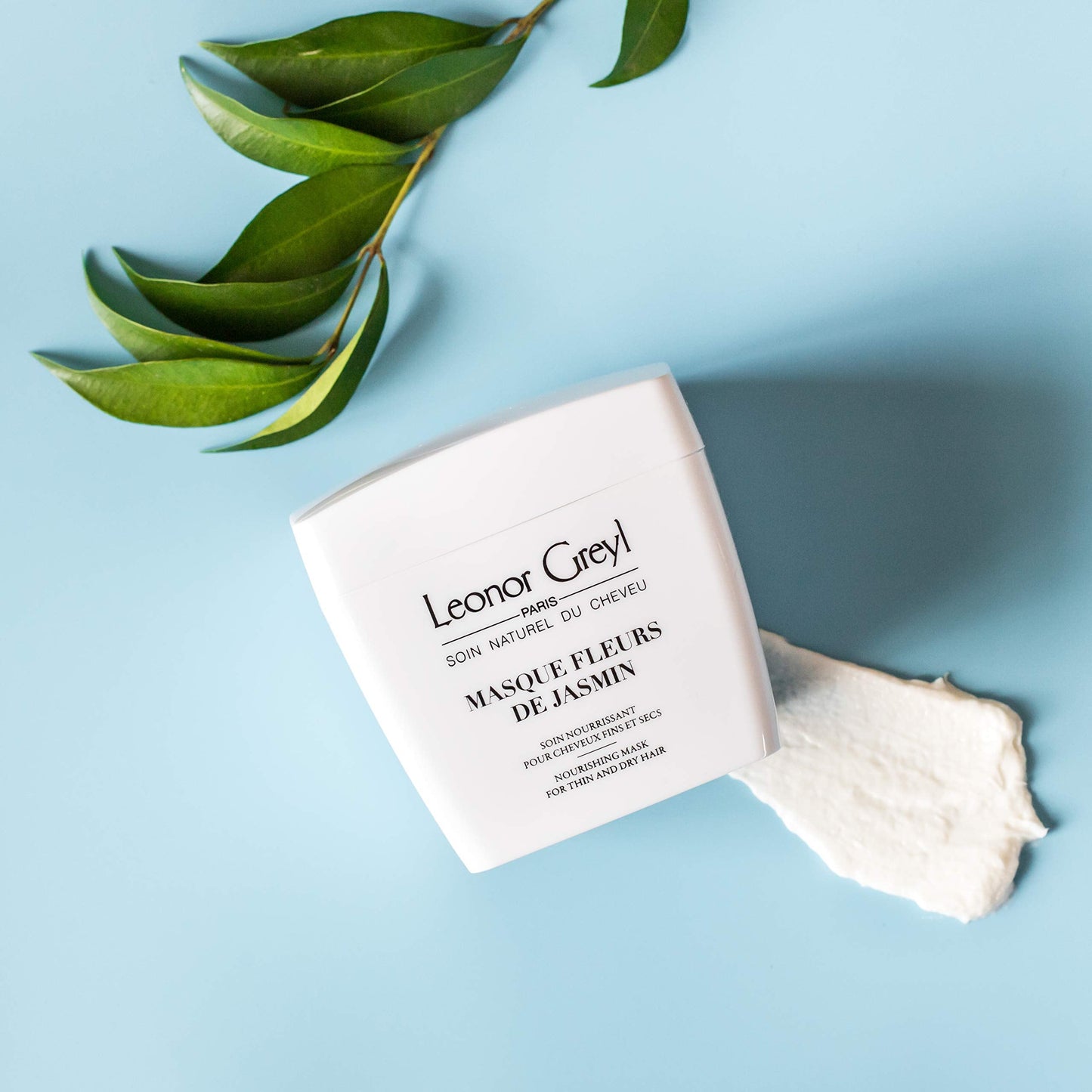 Leonor Greyl Paris - Masque Fleurs De Jasmin - Hydrating Hair Mask for Fine and Dry Hair - Gluten Free Moisturizing Deep Conditi