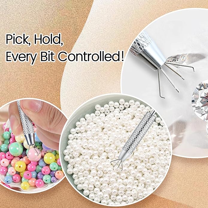 Piercing Taper Ball Grabber Tool for Changing Jewelry - 14G 16G 18G 20G Stainless Steel Flat Back Earrings Applicator Tool Threadless Insertion Pin Thread Body Piercing Kit for Ear Nose Lip