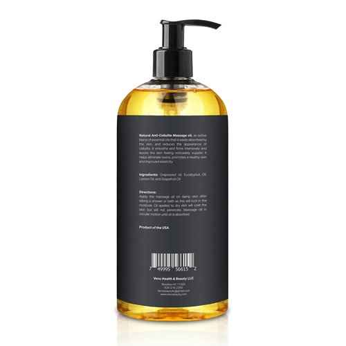 Anti Cellulite Treatment Massage Oil - Deep Penetrative Formula Skin firming and tightening - Helps Break Down Fat Tissue Stretch Mark Removal Cream