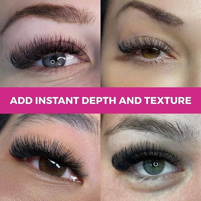 Eyesy Lash 500 Camellia Promade Fans - 5D 0.07 Size 9-11-13mm Curl CC - Natural Premade Lash Fans for Eyelash Extensions 3 Lengths in 1 Loose Pre Made Eyelash Create Depth, Texture, Layer, Volume