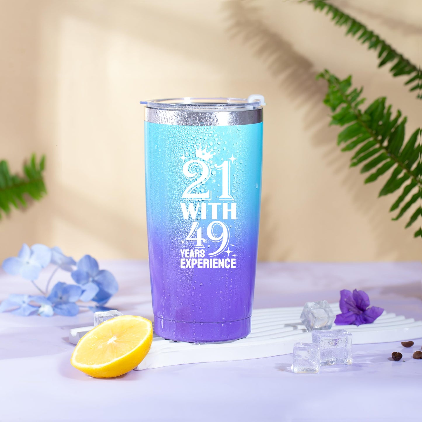 70th Birthday Gifts for Women, Gift for 70 Year Old Woman, Best Gifts for 21 with 49 Years Experience, Happy 70th Birthday Gifts BFF Friend Gifts for Her Mom Sister Friend Wife Coworker