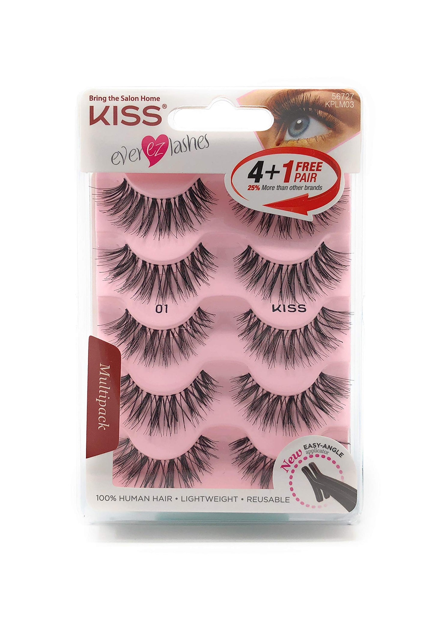 Kiss So Wispy 01 5 Pairs (Pack of 2)