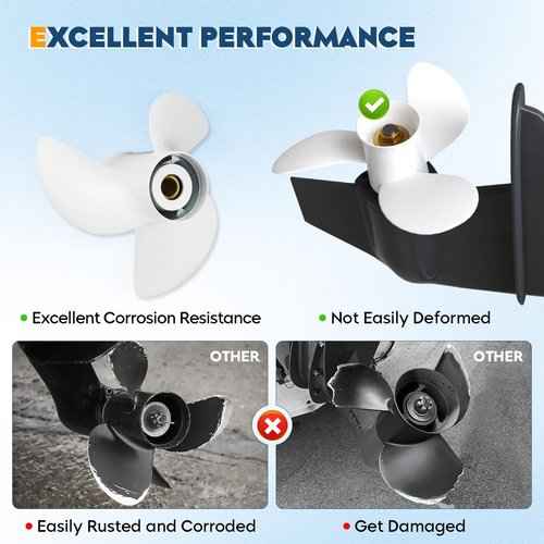 Aluminum Boat Moto Outboard Propeller Fit for Yamaha 60HP 70HP 75HP 80HP 85HP 90HP 115HP 130HP