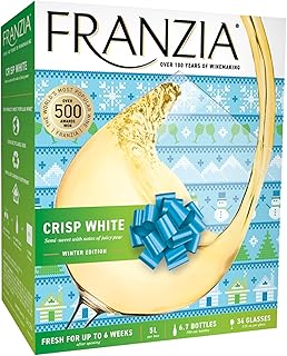 Franzia Crisp, White Wine, 5 Liters