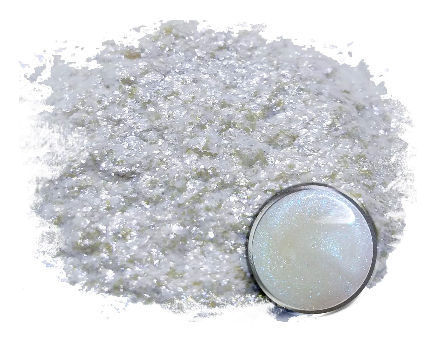 Mica Powder Pigment “Galactic Ghost Blue” (50g) Multipurpose DIY Arts and Crafts Additive | Woodworking, Natural Bath Bombs, Resin, Paint, Epoxy, Soap, Nail Polish, Lip Balm (Galactic Ghost Blue, 50G)